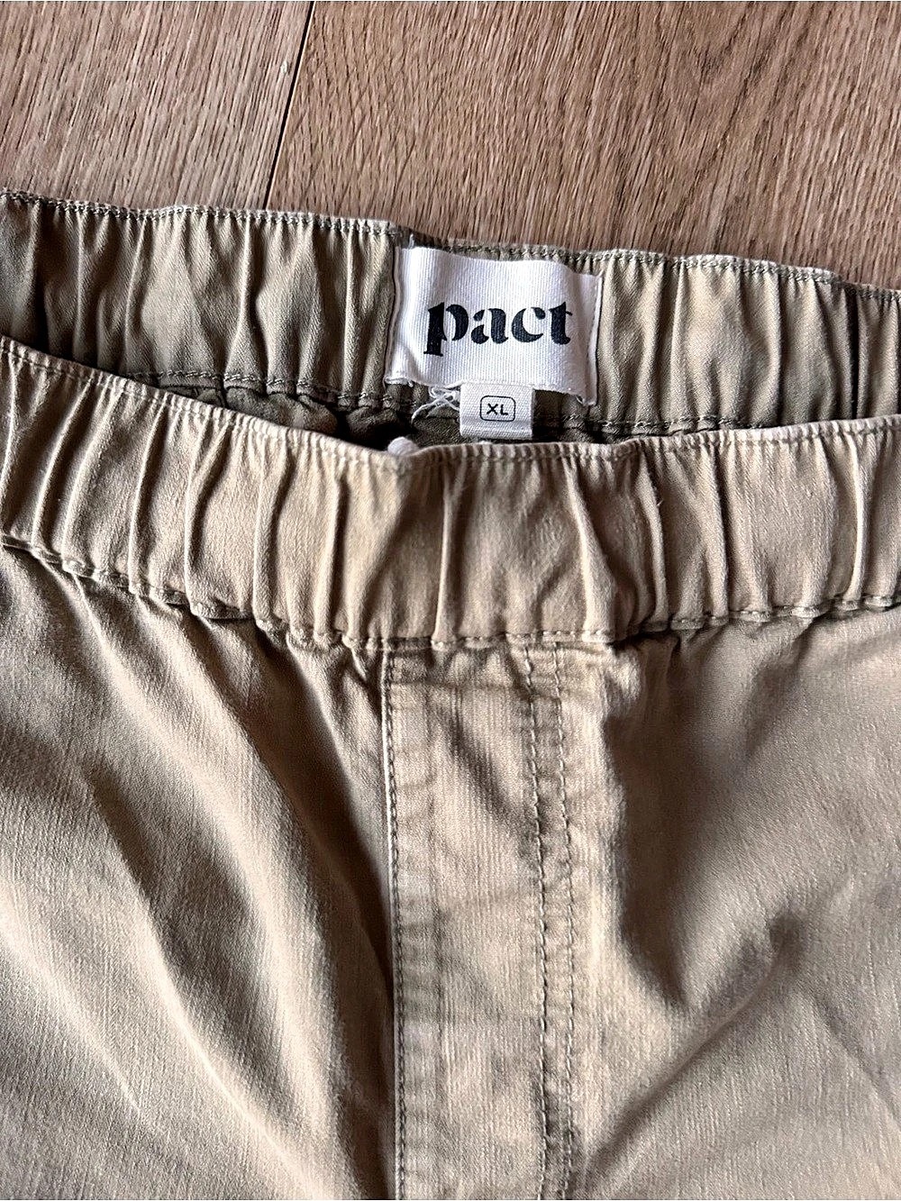 Pact Organic Cotton Daily Twill Midweight Pant Men's Beige XL Like New - Picture 4 of 4